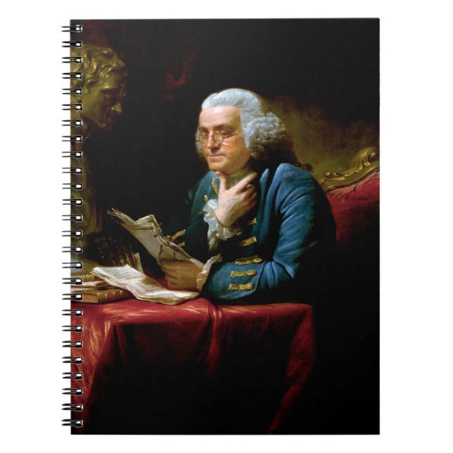 Carnet Portrait de pouce, Benjamin Franklin Père fondateu (Devant)