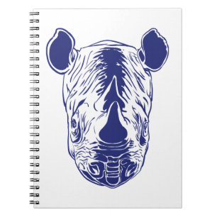 Carnet portrait de rhinocéros