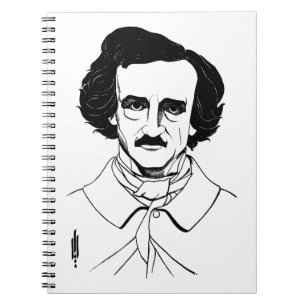 Carnet Portrait d'Edgar Allan Poe