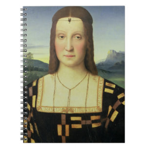 Carnet Portrait d'Elizabeth Gonzaga, c.1504 (huile sur le
