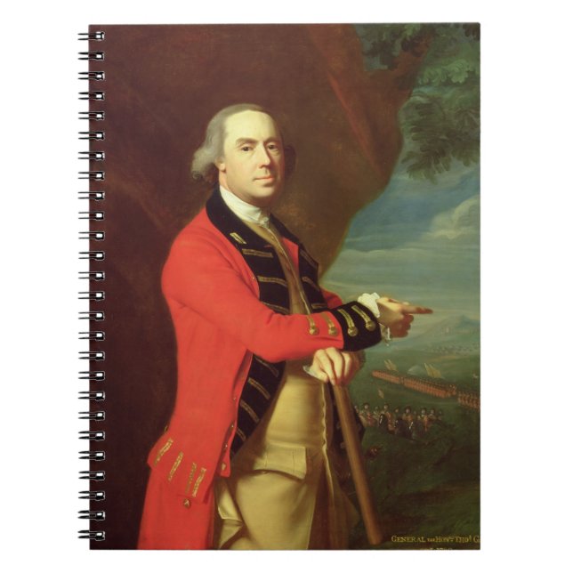 Carnet Portrait du Général Thomas Gage, c.1768 (huile sur (Devant)
