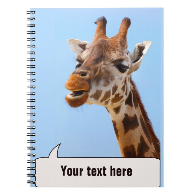 Carnet Portrait Giraffe (Devant)