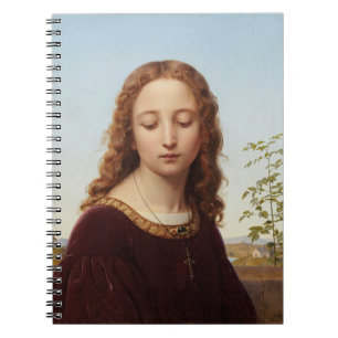 Carnet Portrait Jeune femme Ernst Degré peinture art canv