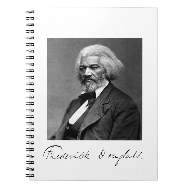 Carnet Portrait photo de Frederick Douglass (Devant)