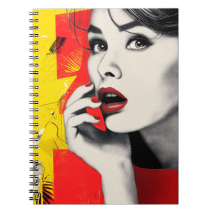Carnet Portrait pop double