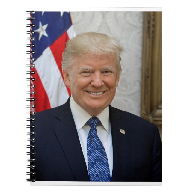 Carnet Portrait présidentiel officiel de Donald Trump (Devant)