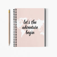 Positive rose Commençons l'aventure Carte du Monde