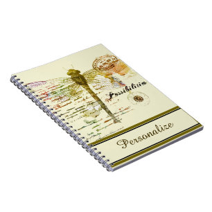 Carnet Possibilités personnalisées libellule