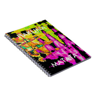 Carnet Poster d'art Abstrait Neon Glitch Imprimer