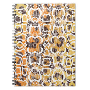 Carnet Poster de animal, arrière - plan de texture léopar