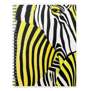 Carnet Poster de animal Zebra Stripes