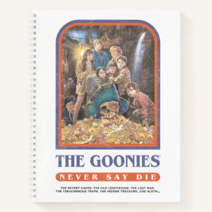 Carnet Poster de l'anniversaire du trésor des Goonies