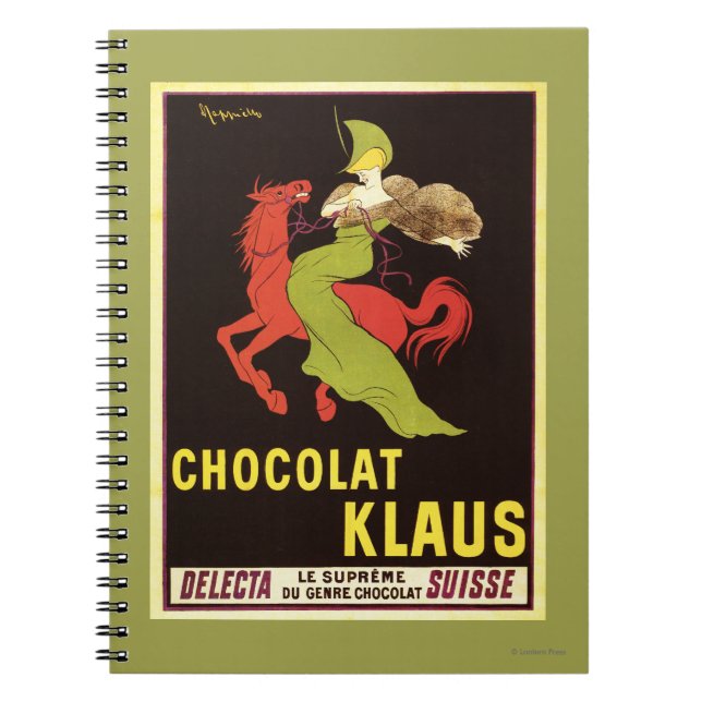 Carnet Poster de publicité Chocolat Klaus (Devant)