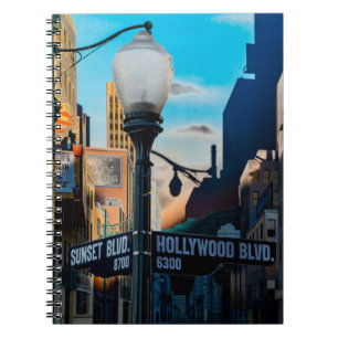Carnet Poster Hollywood Blvd.
