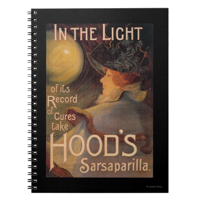 Carnet Poster promotionnel de la Sarsaparilla de Hood (Devant)