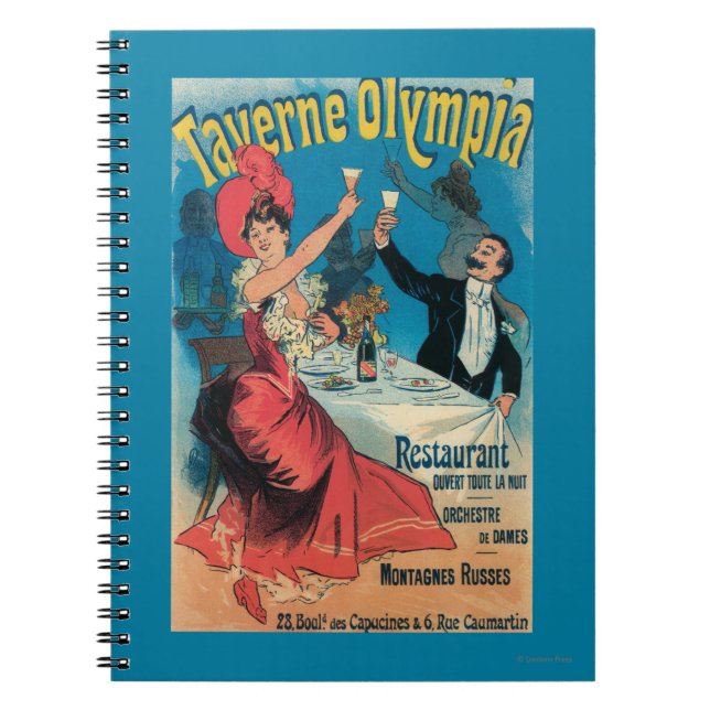 Carnet Poster promotionnel de Taverne Olympia (Devant)