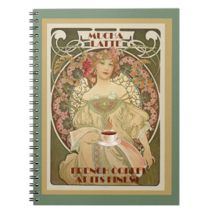 Carnet Poster vintage de café