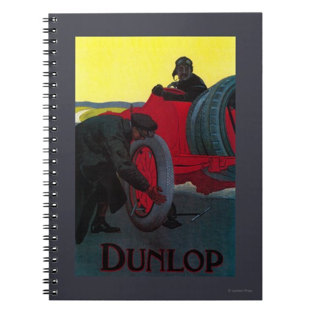 Carnet Poster Vintage Dunlop Europe (Devant)