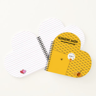 Carnet Pot de miel Abeille à miel Nid d'abeille Apiarium