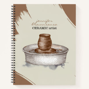 Carnet Poterie Céramique Terre Cuite Tourneur sculpture t