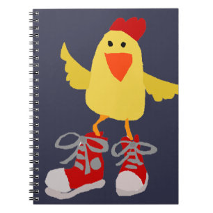 Carnet Poulet génial de jaune de danse