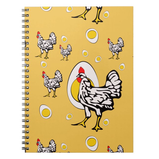 Carnet Poulets rétro (Devant)