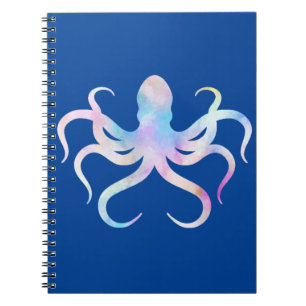Carnet Poulpe à l'aquarelle