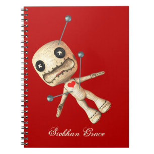 Carnet Poupée Voodoo Personnalisée Et Pins