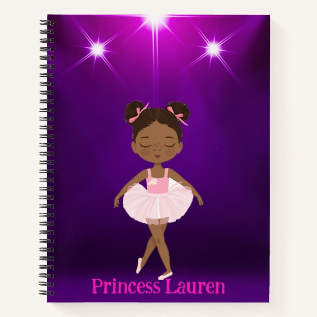 Carnet pour enfants danseurs personnalisés (Devant)