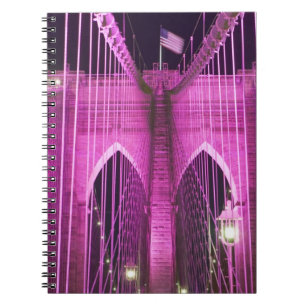 Carnet Pourpre de Lit de pont de Brooklyn