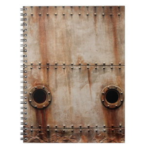 CARNET POUSSIÈRE ET TEXTURE SUR LES CÔTÉS EN PLAQUE M