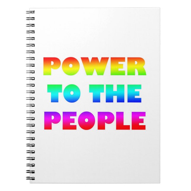 Carnet Pouvoir au peuple (Devant)