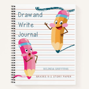 Carnet Pratique de dessin et d'écriture Personnalisé