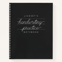 Carnet pratique d'écriture manuscrite personnalisé