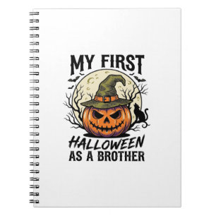 Carnet Premier frère d'Halloween Chemise de lune de citro