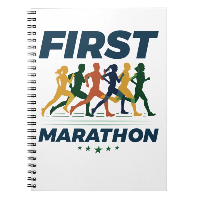 Carnet Premier marathonien marathonien marathonien (Devant)