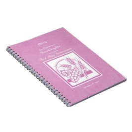 Carnet Première communion de la petite-fille, rose
