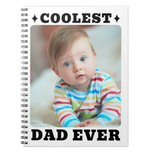 Carnet Première Fête des Pères Papa le Plus Cool Bébé Pho