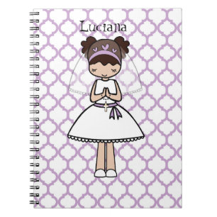 Carnet Première fille personnalisée de Latina de jour de