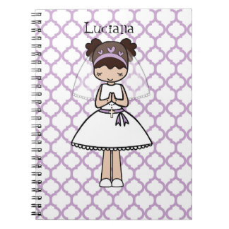 Carnet Première fille personnalisée de Latina de jour de