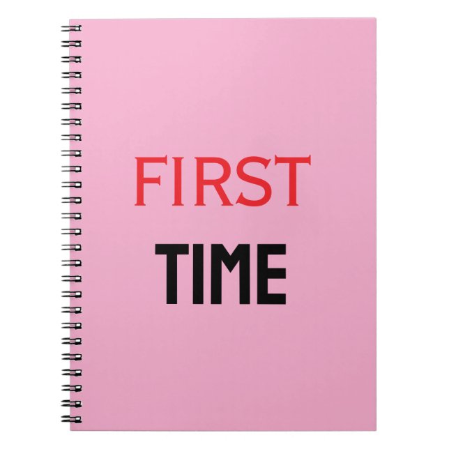 CARNET PREMIÈRE FOIS (Devant)