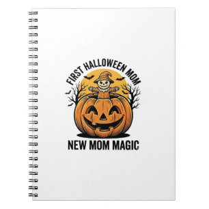 Carnet Première Maman Halloween Vintage Chauve-Souris Cit