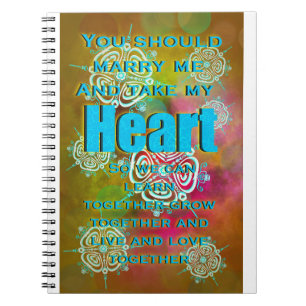 Carnet Prenez mon coeur