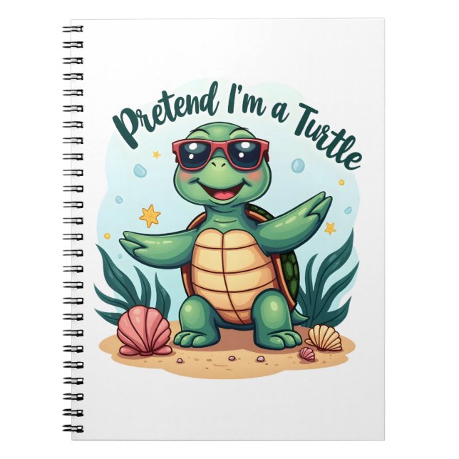 Carnet Pretend I'm A Turtle Halloween Party Pretend I'm A (Devant)