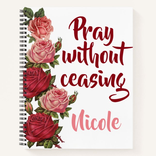 Carnet Prière sans cesser (Devant)