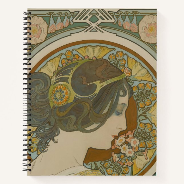 Carnet Primrose par Alphonse Mucha (1899) (Devant)