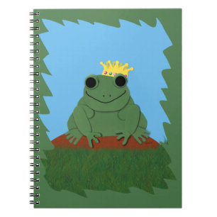 Carnet Prince de grenouille lunaire avec couronne