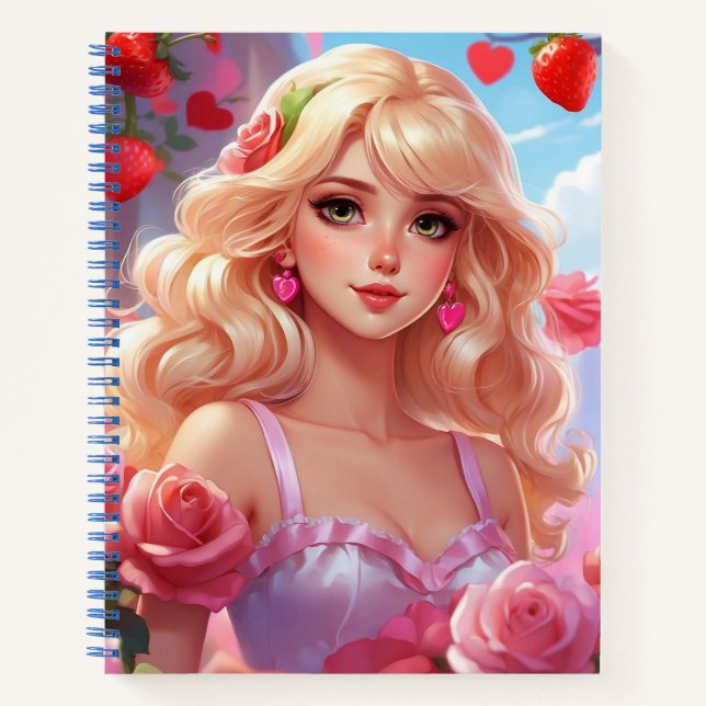 Carnet princesse de printemps (Devant)