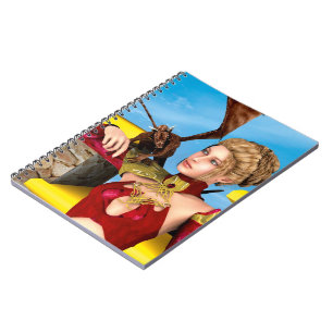 Carnet Princesse Dragon Fantastique Art Numérique