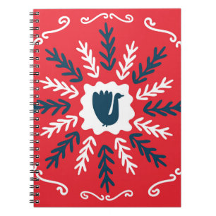 Carnet Printemps, Joyeux Noël folk art carré doodart jusq